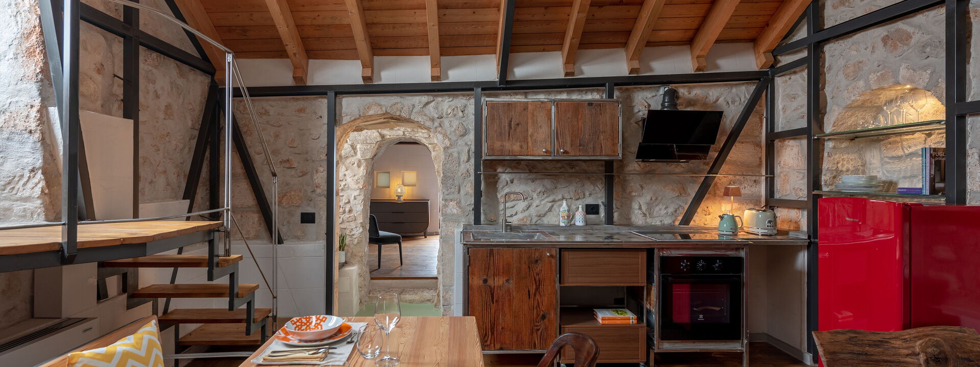 Il Quinto Elemento - Residence Of Charme - Rame: Dining Room, Kitchen, Living Room