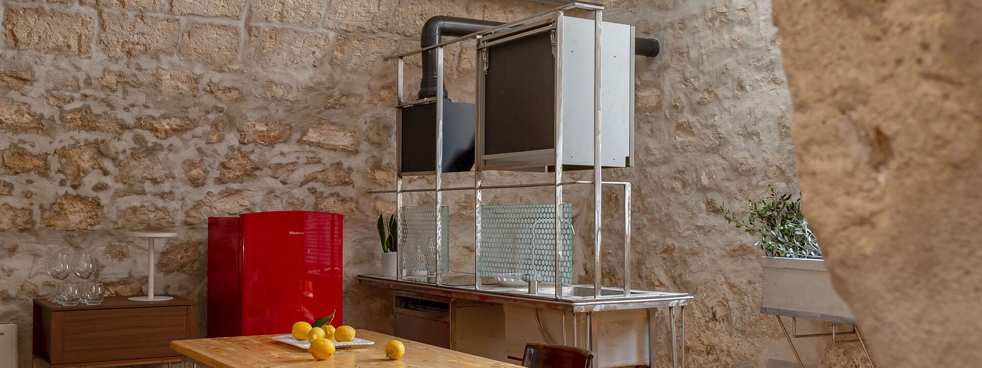 Il Quinto Elemento - Residence Of Charme - Fuoco: Dining Room, Kitchen, Living Room