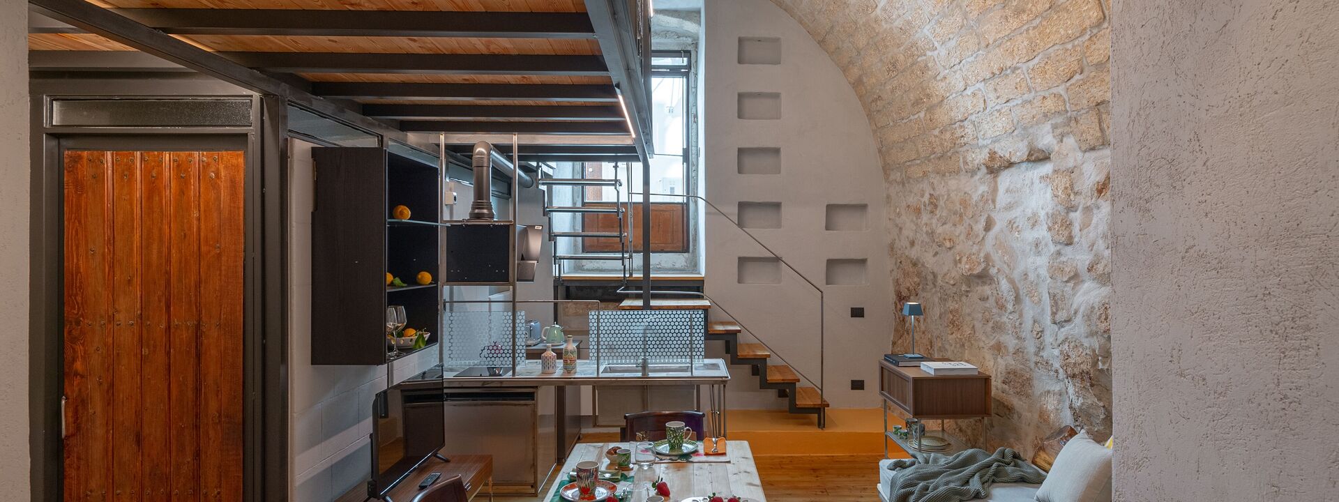 Il Quinto Elemento - Residence Of Charme - Argilla: Kitchen, Living Room