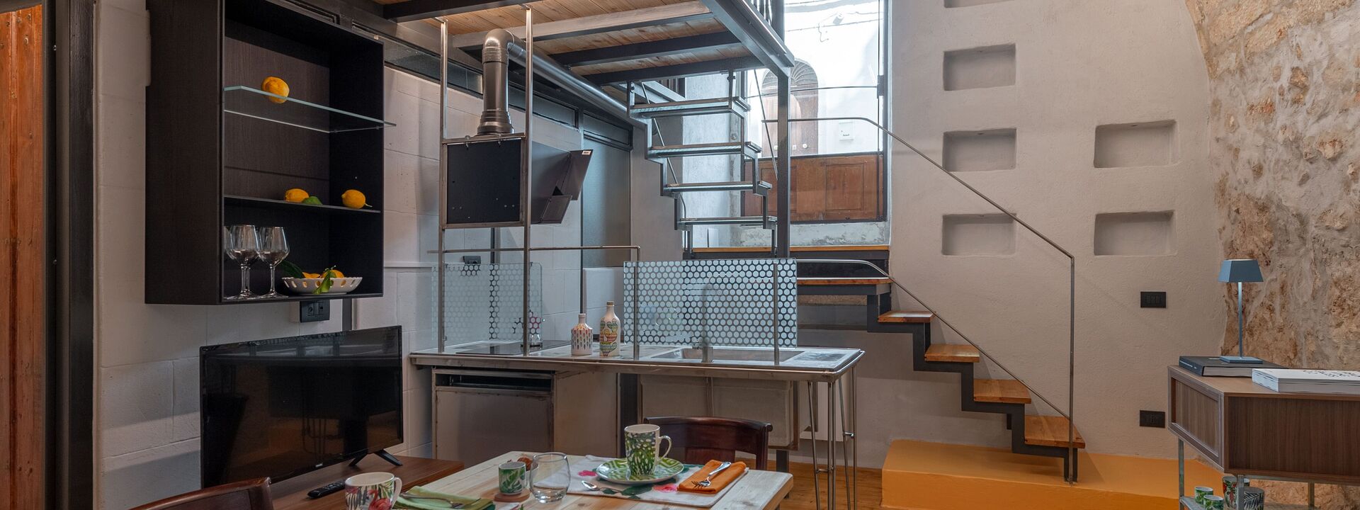 Il Quinto Elemento - Residence Of Charme - Argilla: Kitchen, Living Room