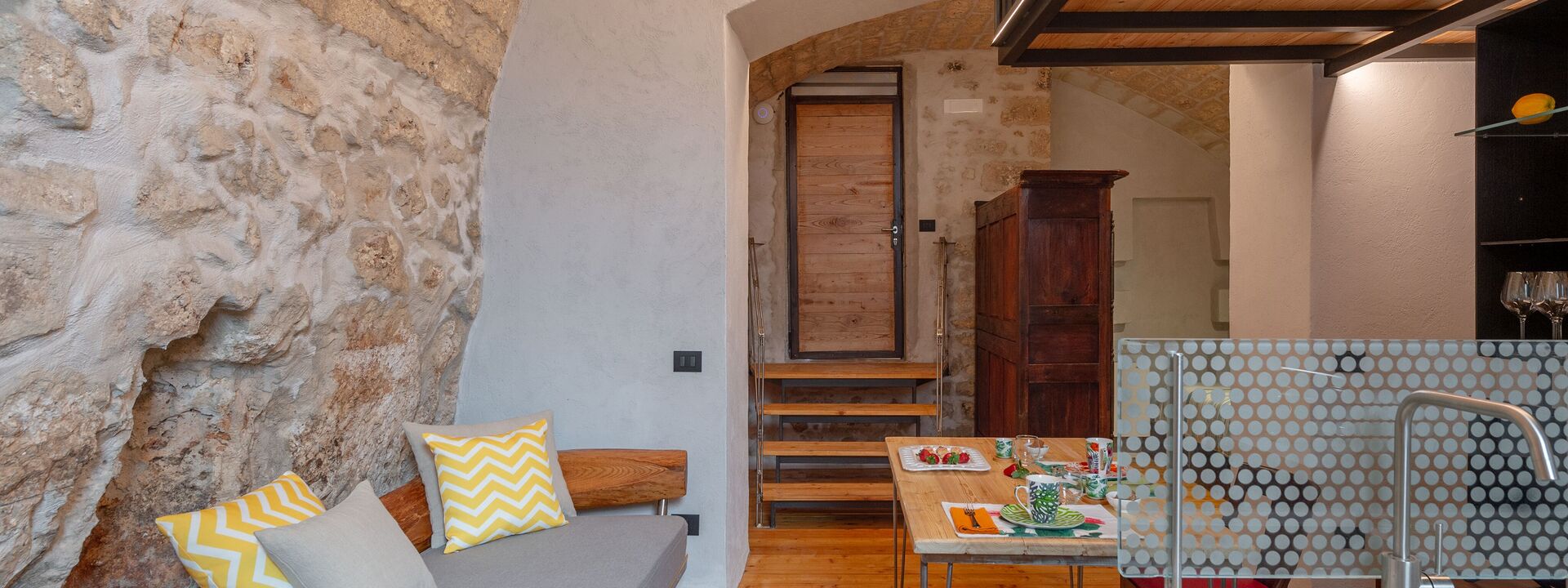 Il Quinto Elemento - Residence Of Charme - Argilla: Kitchen, Living Room