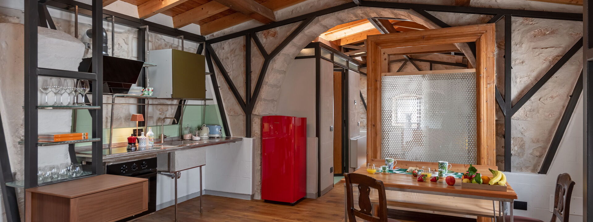 Il Quinto Elemento - Residence Of Charme - Bronzo: Dining Room, Kitchen, Living Room