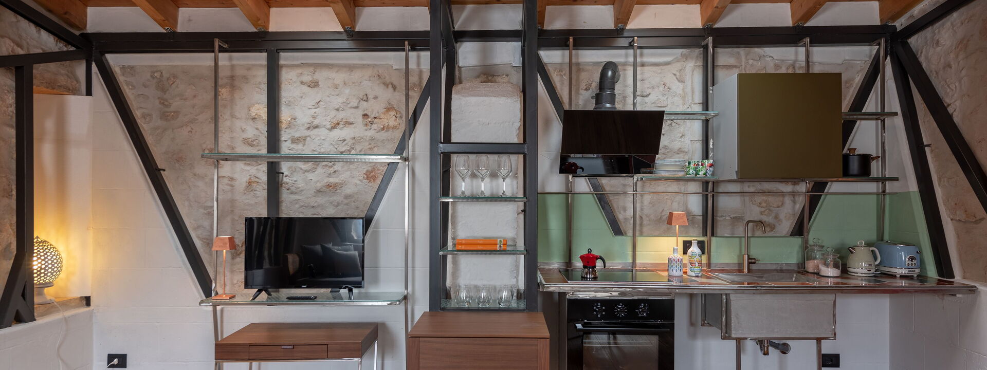 Il Quinto Elemento - Residence Of Charme - Bronzo: Dining Room, Kitchen, Living Room