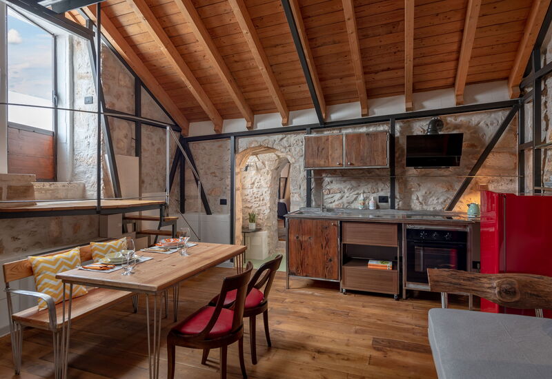 Il Quinto Elemento - Residence Of Charme - Rame: Dining Room, Kitchen, Living Room