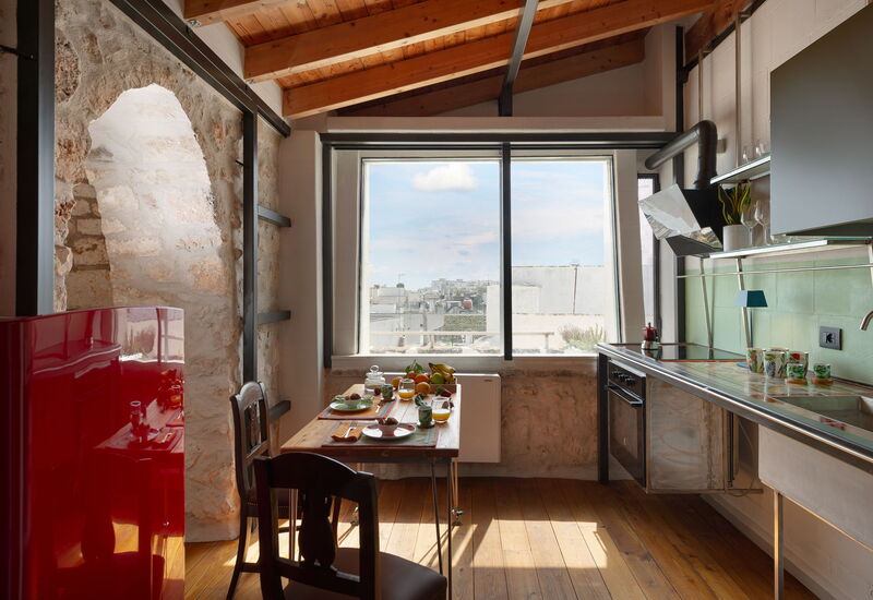 Il Quinto Elemento - Residence Of Charme - Antracite: Dining Room, Kitchen, Living Room