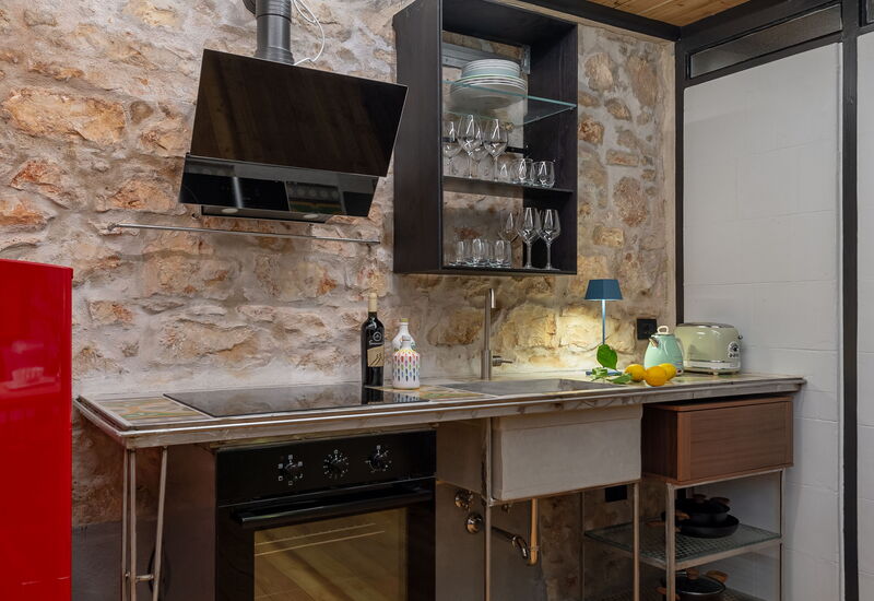 Il Quinto Elemento - Residence Of Charme - Calce: Kitchen, Living Room