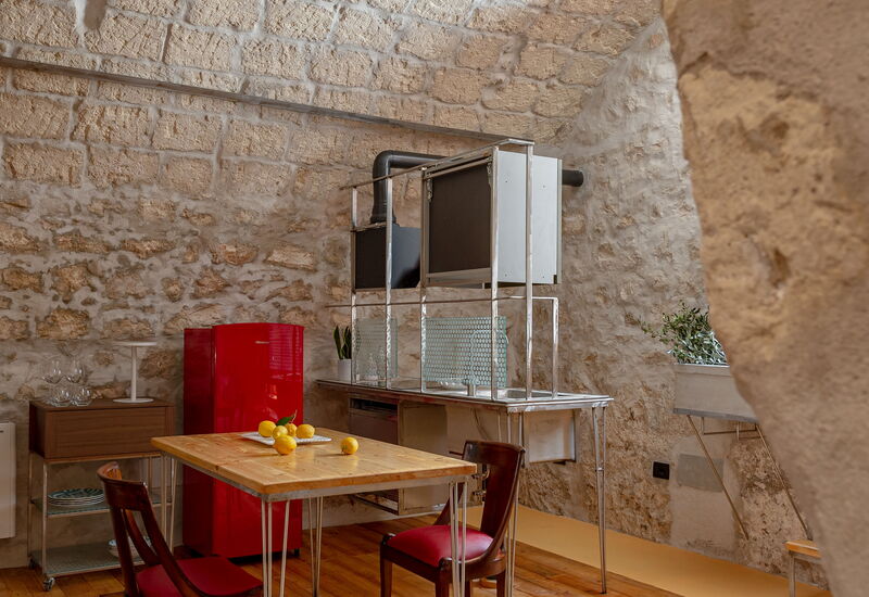 Il Quinto Elemento - Residence Of Charme - Fuoco: Dining Room, Kitchen, Living Room