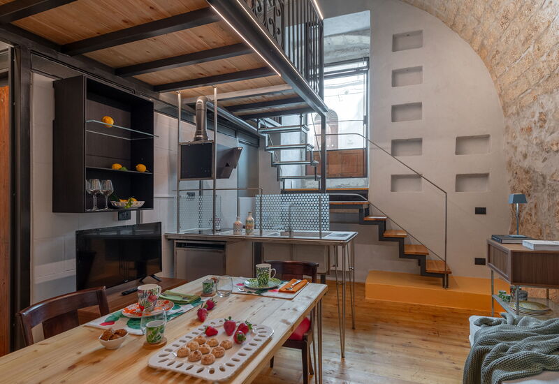 Il Quinto Elemento - Residence Of Charme - Argilla: Kitchen, Living Room