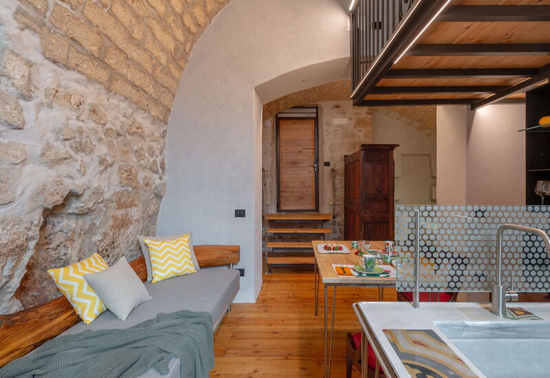 Il Quinto Elemento - Residence Of Charme - Argilla: Kitchen, Living Room