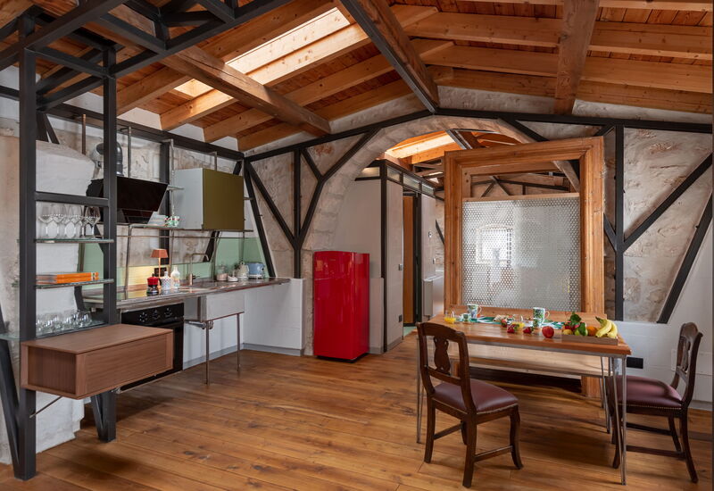 Il Quinto Elemento - Residence Of Charme - Bronzo: Dining Room, Kitchen, Living Room