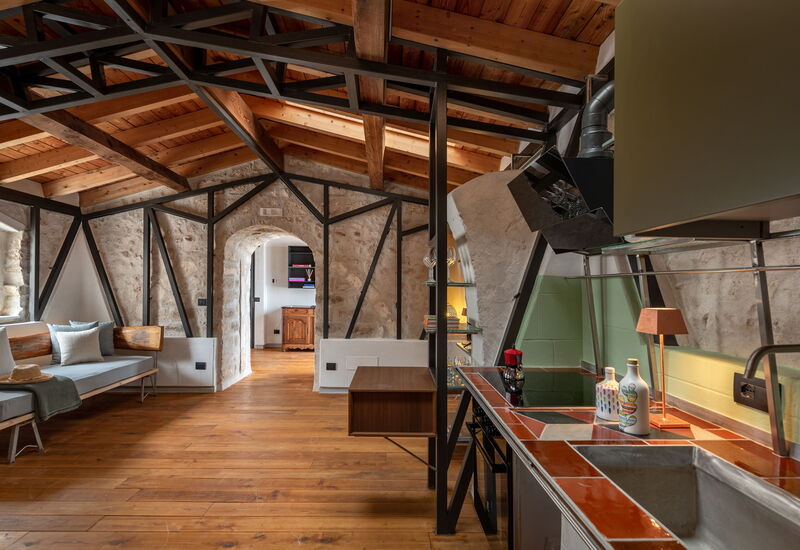 Il Quinto Elemento - Residence Of Charme - Bronzo: Dining Room, Kitchen, Living Room