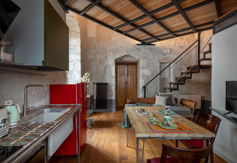 Il Quinto Elemento - Residence Of Charme - Oroblu: Dining Room, Kitchen, Living Room