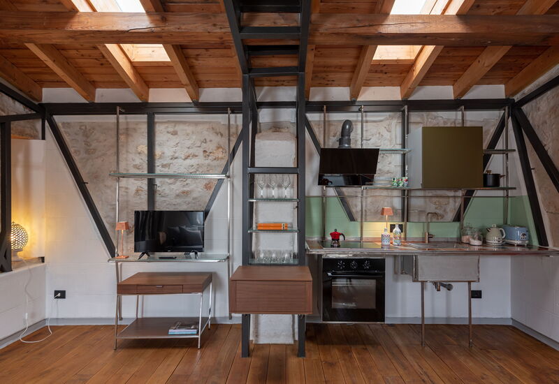 Il Quinto Elemento - Residence Of Charme - Bronzo: Dining Room, Kitchen, Living Room