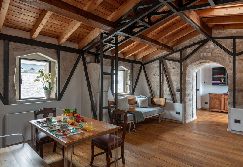 Il Quinto Elemento - Residence Of Charme - Bronzo: Dining Room, Kitchen, Living Room