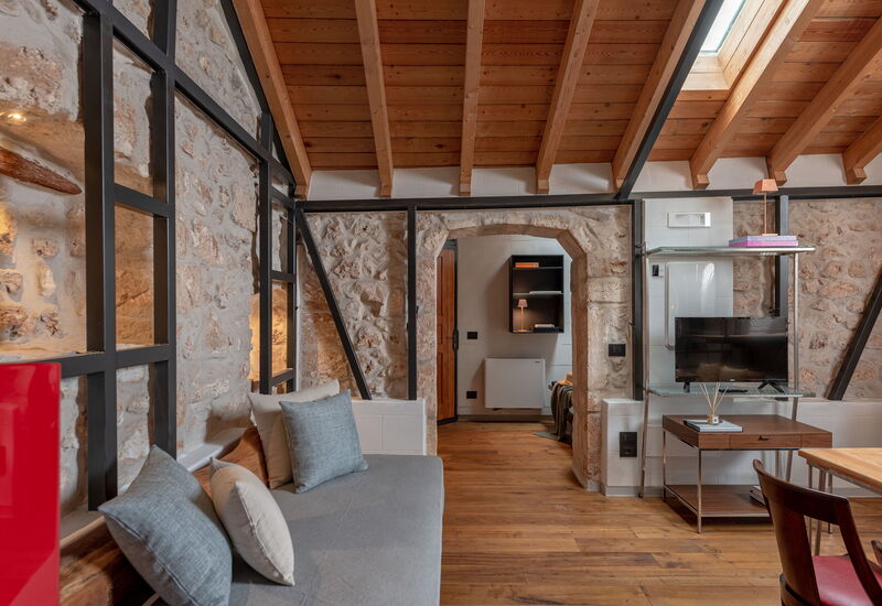 Il Quinto Elemento - Residence Of Charme - Antracite: Dining Room, Kitchen, Living Room